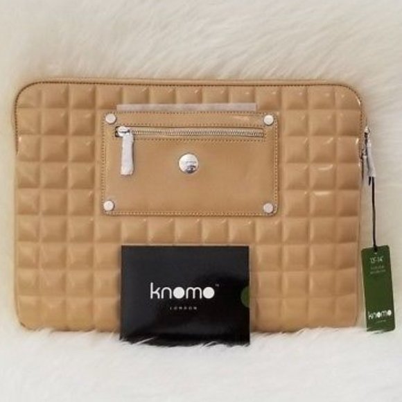 NEW KNOMO OF LONDON BAYSWATER 13" SLIM LAPTOP BAG - Picture 1 of 8